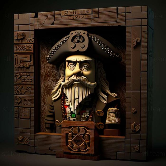 3D модель LEGO Пираты Карибского моря Видеоигра игра (STL)